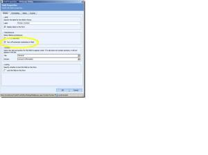 lookup dialog